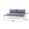Sapphtopaz Outdoor Patio Furniture Set Wood Patio Chairs Sectional Sofa Set with Cushions and Coffee Table for Backyard, Garden - 2 of 4