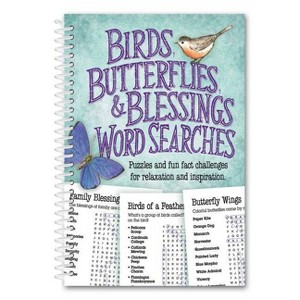 Birds, Butterflies, and Blessings Word Search - by  Product Concept Editors (Spiral Bound) - 1 of 1