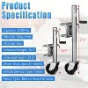 1500 lbs Trailer Jack with Dual Wheel, Heavy Duty Swivel Boat Trailer Jack, 13" Lift, Bolt-on Trailer Tongue Jack for RV Boat - 4 of 4