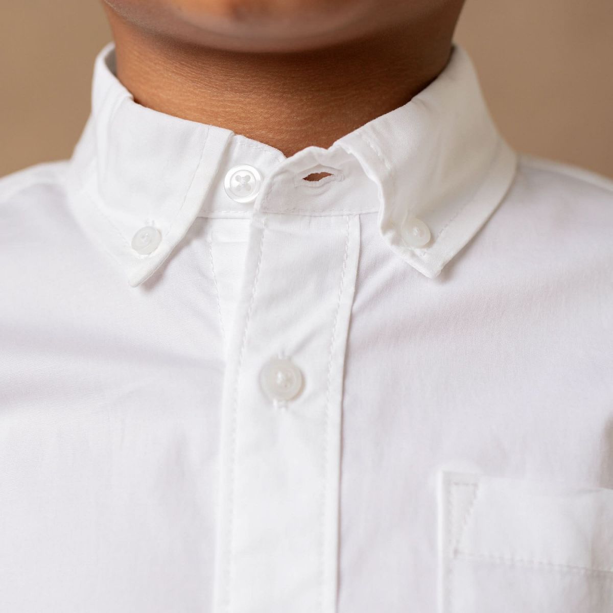 Hope & Henry Boys' Poplin Button Down Shirt, Kids - thumbnail 7