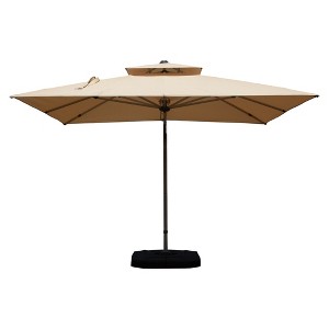 10 sunbrella cantilever wind resistant patio umbrellas White Cantilever Patio Umbrella