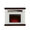 ORRD 23" Electric Fireplace with Mantel Shelf, Freestanding Heater with LED Flame for Bedroom & Living Room - 3 of 4