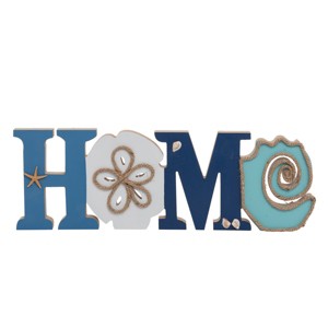 Beachcombers Home Wall Plaque Wall Hanging Decor Decoration Hanging Composite Sign Home Decor With Sayings 19.69 x 6.69 x 0.98 Inches. - 1 of 2