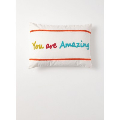 Sullivans You Are Amazing Pillow 19.5"L Blue