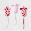 Mice Cat Plush Toy Set - 3pc/2pk - Boots & Barkley™ - image 3 of 3