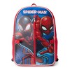 Marvel Spiderman Boy's 4-Piece School Backpack with Lunch Bag Set, Red/Blue - 2 of 4
