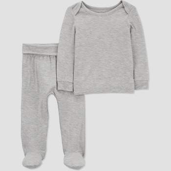 Carter's Just One You®️ Baby Boys' 2pc Top & Bottom Set - Heather Gray