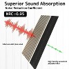 Vipbear Wood Slat Wall Panels, Wood Panels for Wall, 2 Pack 93.5" x 12.6" Soundproof Solid Wooden Wall Panels, 3D Acoustic Fluted Wood - 3 of 4