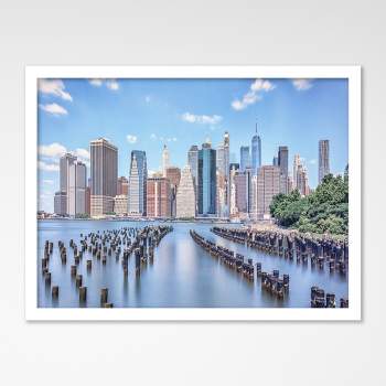 Americanflat Modern Wall Art Room Decor - Pier One by Manjik Pictures