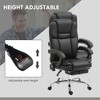 Aghana Digitals Black PU Leather Office Chair with 6-Point Vibration Massage, 135° Recline, - 4 of 4