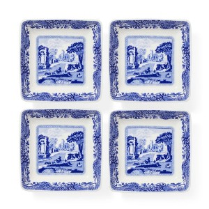 Spode Blue Italian Square Dishes Set of 4 - 1 of 4