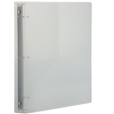 JAM Paper Plastic 1" 3-Ring Binder Clear 751T1CL