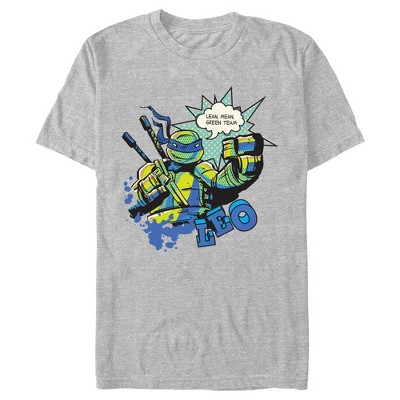 Mens Teenage Mutant Ninja Turtles Classic Logo Adult Green T-Shirt 