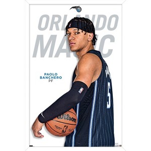 Trends International NBA Orlando Magic - Paolo Banchero Feature Series 23 Framed Wall Poster Prints - 1 of 4