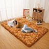 Japanese Futon Floor Mattress, Portable Thick Tatami Mat, Roll Up Futon Pad, Foldable Floor Mattress, Sleeping Mattress for Camping, Dormitory - 2 of 4