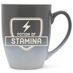 100 North Magic Potion 10 Ounce Gray and White Two Toned Ombre, Comfortably Fits Your Hands, Ceramic Tea Coffee Cup Mug, Potion Of Stamina - 1 of 1