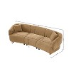 Christopher Knight Home Celestine 98.5" Contemporary 3-Seater Boucle Upholstered Sectional Sofa - 3 of 4