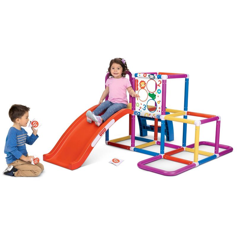 Fisher Price Climbing Jungle Gym Play Set with Toss Game, 4 of 14