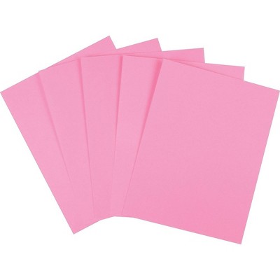 Staples Brights 24 lb. Colored Paper Pink 500/Ream 733084