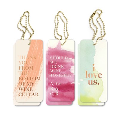 6ct Love Quote Gift Tags