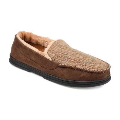 Vance Co. Winston Moccasin Slippers Brown 11-12 : Target