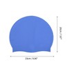 Unique Bargains Silicone Waterproof Non-slip Swim Cap 1 Pc - 4 of 4