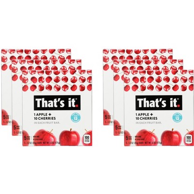 Thats It Bar Apple Cherry - Case of 6 - 6 oz