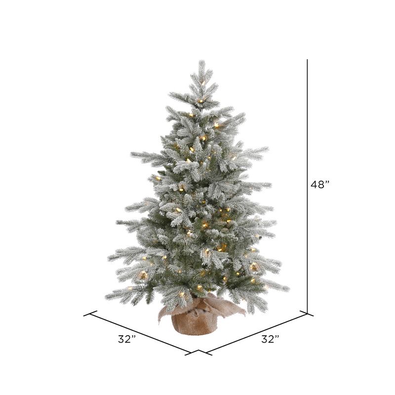 Vickerman Frosted Sable Pine Artificial Christmas Tabletop Tree, 2 of 5