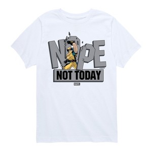 Boys' - Marvel - Wolverine Nope Not Today Short Sleeve Graphic T-Shirt - 1 of 4