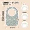 KeaBabies 8-Pack Organic Baby Bibs for Boy, Girl, Drool Bibs, Baby Bib for Girls, Boys,  Newborn Teething Bibs - 2 of 4