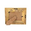 Embroidered Picture Frame Mango Wood, MDF, Cotton, Plastic Beads & Glass by Foreside Home & Garden - 4 of 4