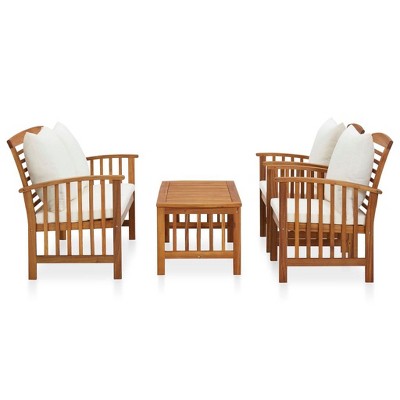 vidaXL Garden Lounge Set Solid Acacia Wood Large Durable
