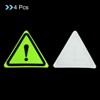 Unique Bargains High Visibility Washable Warning Safety Reflective Stickers 4 Pcs - 3 of 4