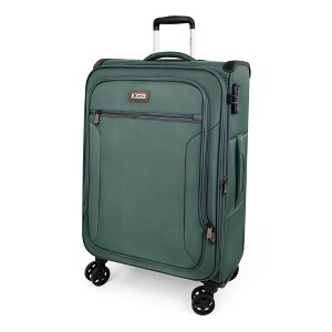 New York XPress XJ-1907-20in-Expandable 20% Luggage-Suitcases with Wheels Hardshell-Softside Luggage-w/TSA LOCK w/Spinner Wheel. - 1 of 4