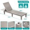 Aheaplus Outdoor Chaise Lounge Chair for Poolside Patio - 4 of 4
