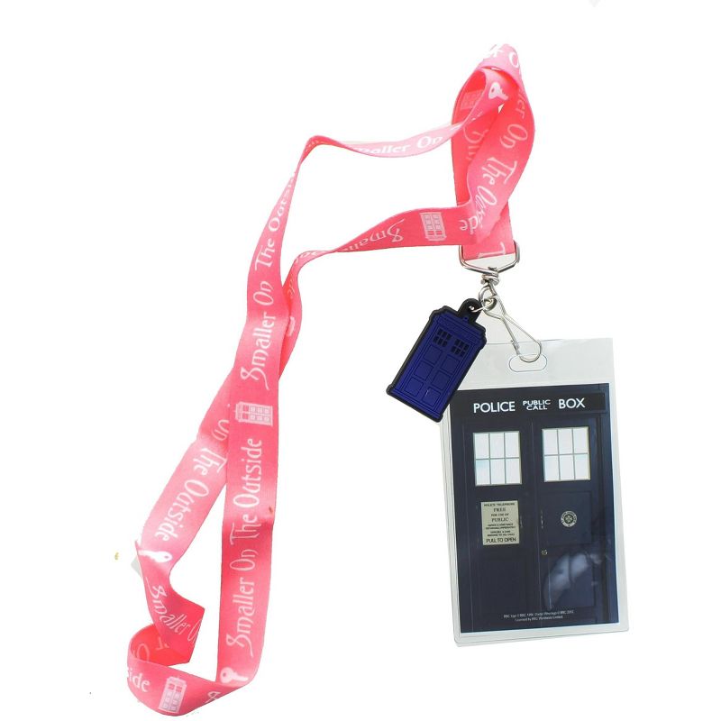 Seven20 Doctor Who Smaller On The Outside with 2D TARDIS Lanyard Charm, 1 of 2