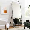 Muse Hanging Arch Full Length Mirror With Aluminum Framed Floor Mirror Full Length Wall Mirror For Hanging Or Standing-The Pop Home - 3 of 4