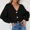 Fall Women's Crochet Cardigan Lightweight Duster Long Sleeve Hollow Out Kint Outwear Sweater - 2 of 4