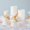 Juvale 100 Pack Disposable Ice Cream Sundae Cups for Frozen Dessert, Yogurt, Fruit Cocktails, 5 oz - 3 of 4