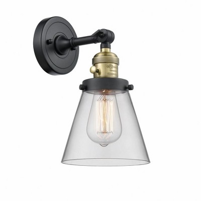 Cone - 1 Light Wall Sconce In Industrial Style-10 Inches Tall and 6.25 Inches Wide