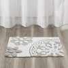 SEVOBAL Bathroom Rugs Bath Mat Rug Home Decor Carpet Shower Mat Home Decor Medallion Floral Pattern Shower Room Bathroom, Beige, 30"*20"*0.5" - 2 of 4