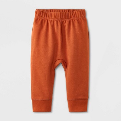 Image of Baby Boys' Jogger Pants - Cat & Jack™ Rust Newborn