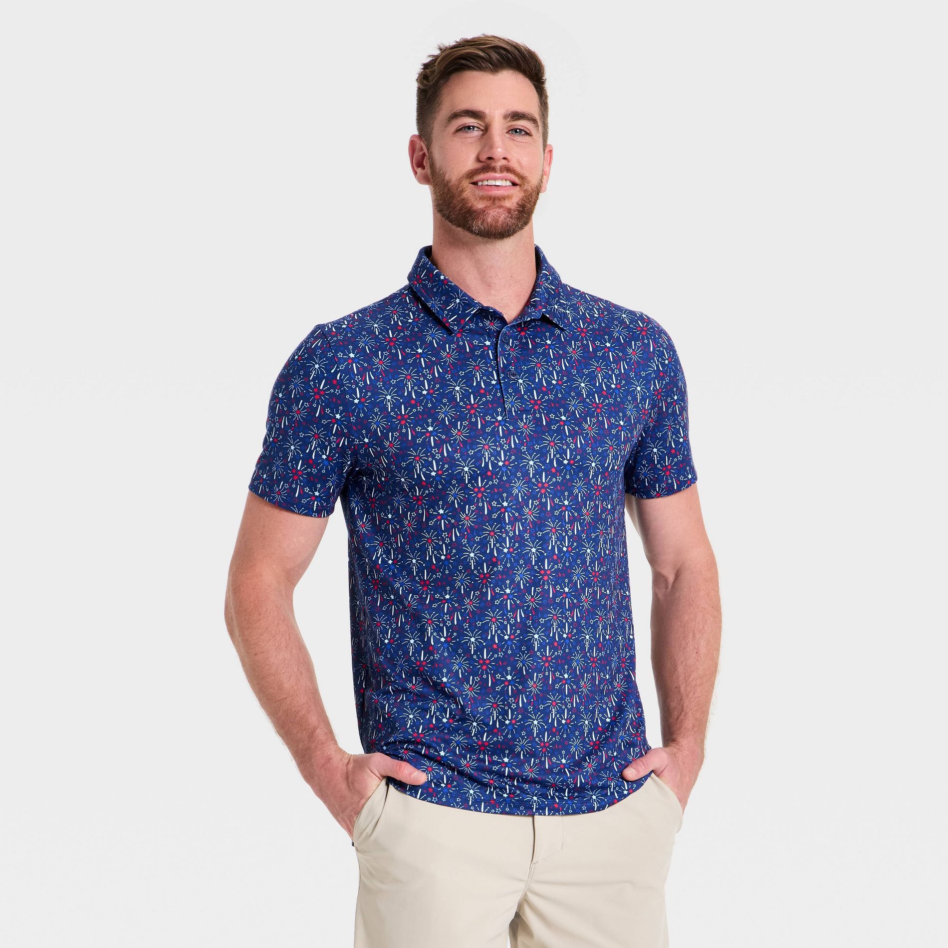 Men's USA Golf Polo Shirt - All In Motion™
