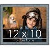 PosterPalooza | Photo Size Textured Blue Picture Frame - UV Acrylic, Foam Board Backing, Hanging Hardware - 2 of 4