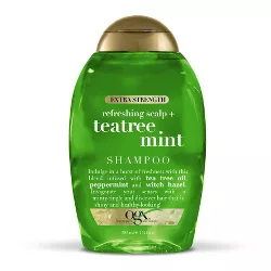 OGX Extra Strength Refreshing Scalp + Tea Tree Mint Shampoo with Peppermint Oil - 13 fl oz
