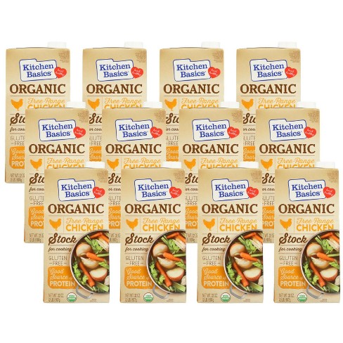 Kitchen Basics Organic Chicken Stock - Case Of 12/32 Oz : Target