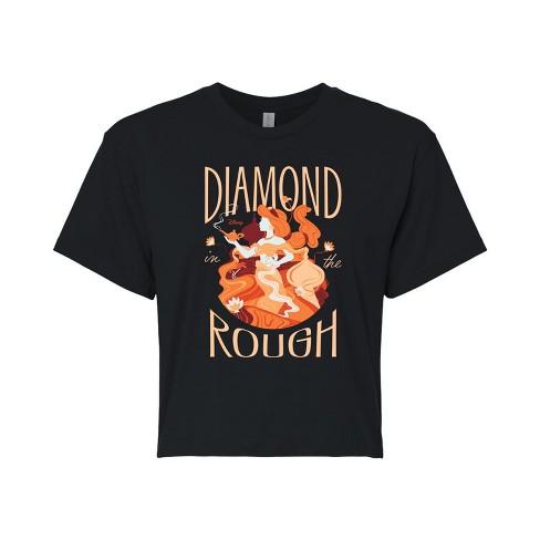 Women's - Disney - Diamond In The Rough Cropped Graphic T-Shirt - image 1 of 4