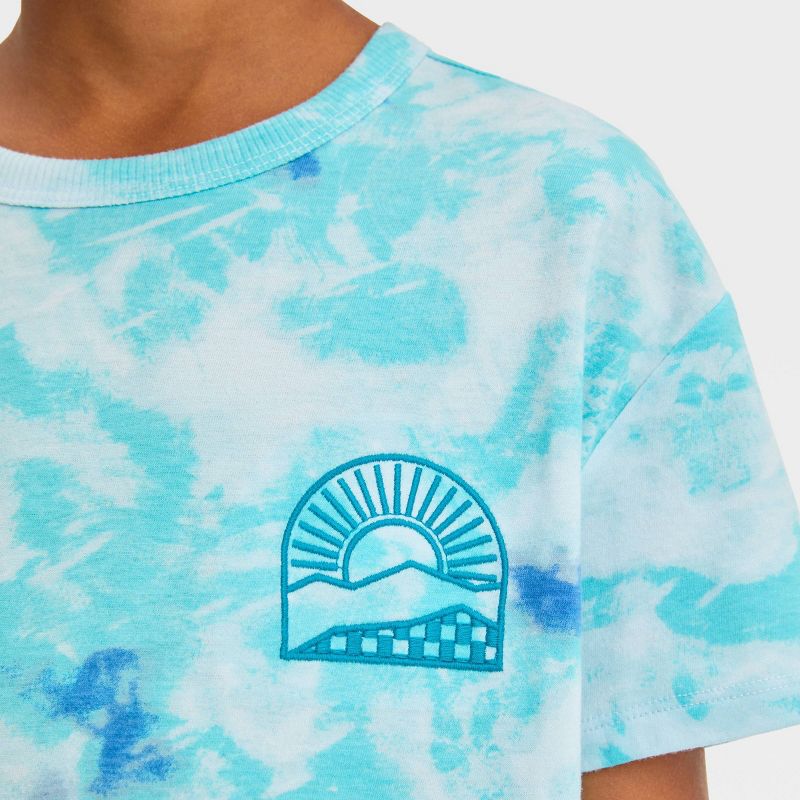 Boys' Short Sleeve 'Mushroom Explorer' Graphic T-Shirt - Cat & Jack™ Blue, 3 of 5