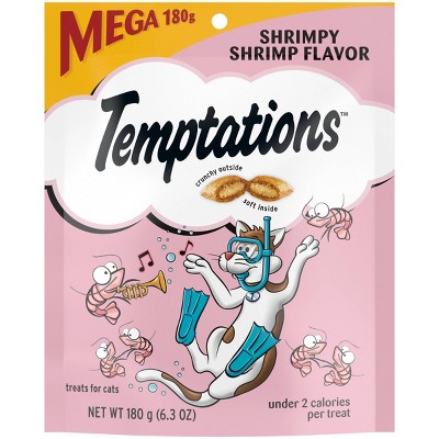 Temptations Shrimpy Shrimp and Seafood Crunchy Cat Treats - 6.3oz