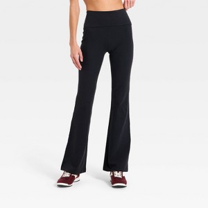 Leggings acampanados de cintura alta con dobladillo plegable Cotton Balance para mujer - All In Motion™